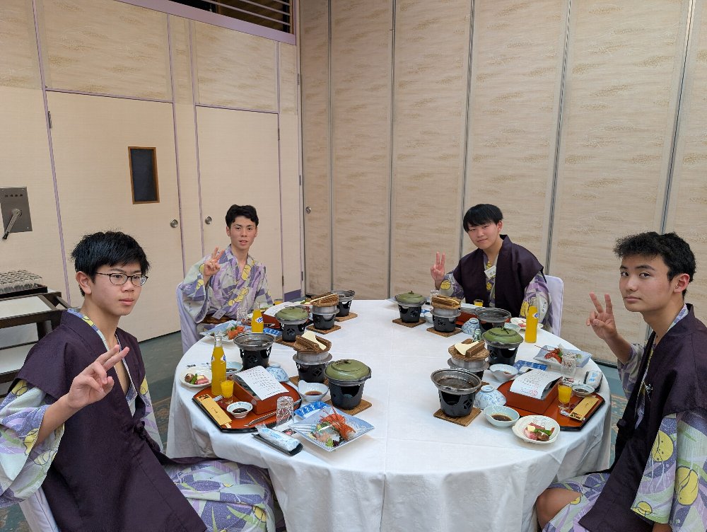 戸田家での晩餐会