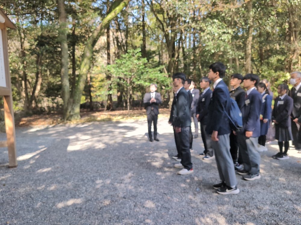 神宮宮掌から説明を受けました